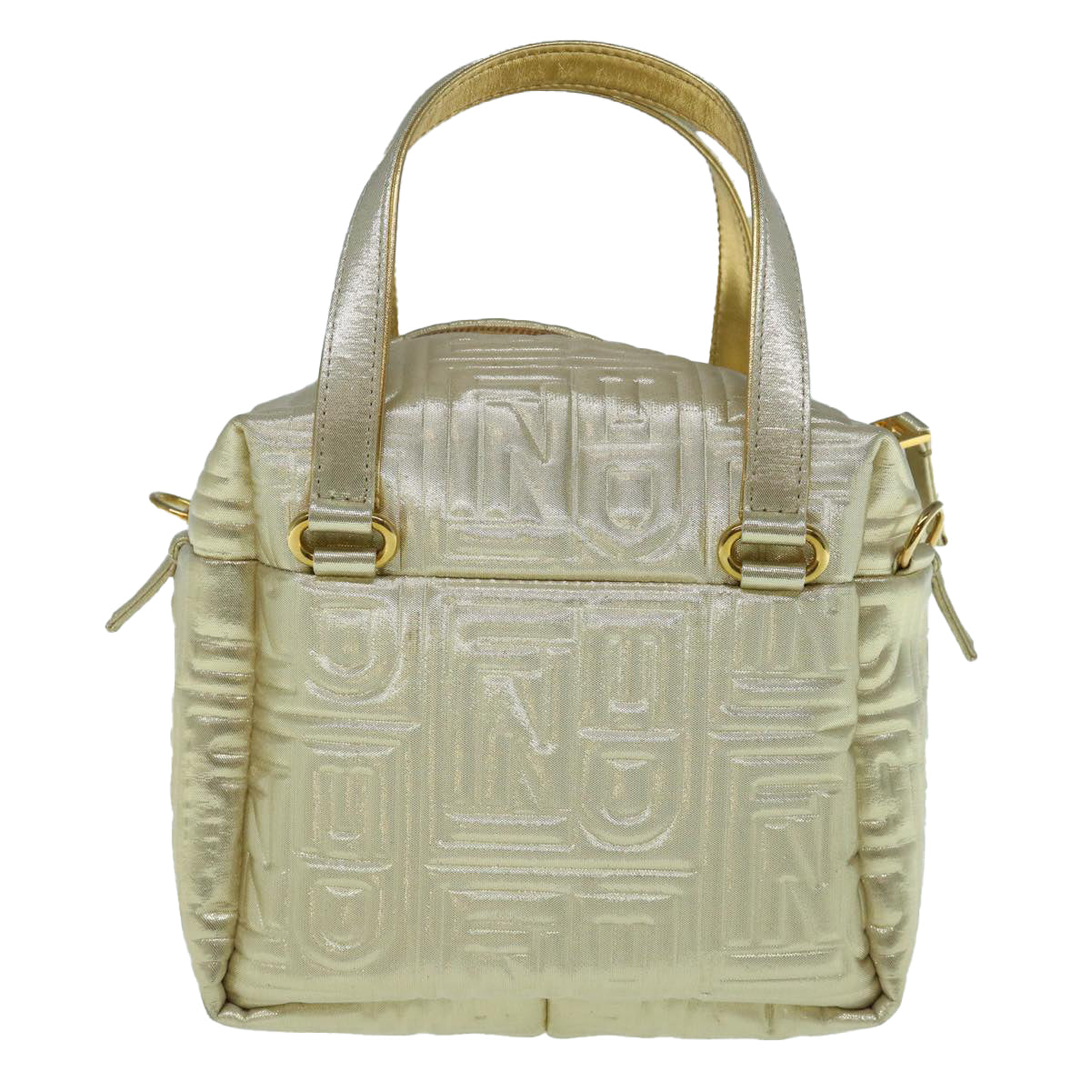 Luxury FendiHand Bag Nylon 2way Gold63497A