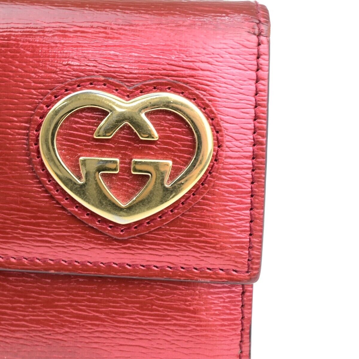 Gucci Lovely Heart  Patent Leather Wallet  ()