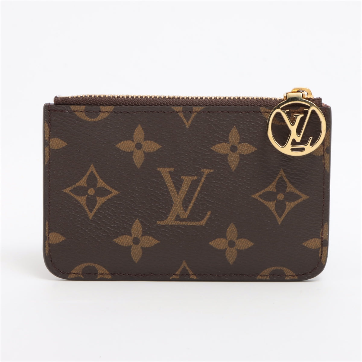 Louis Vuitton Monogram Port Jaeger Le Coultre Romy M81880 Brown Card Case