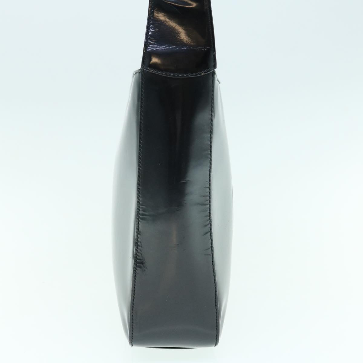 GUCCI Interlocking Shoulder Bag Patent leather Black 000 0506  63764