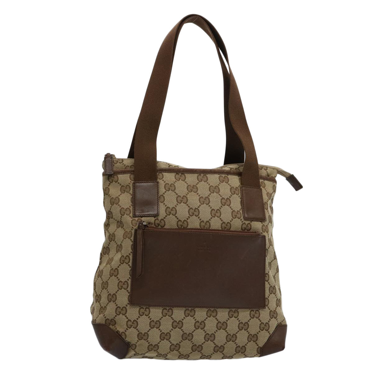 GUCCI GG Canvas Tote Bag Beige  63805