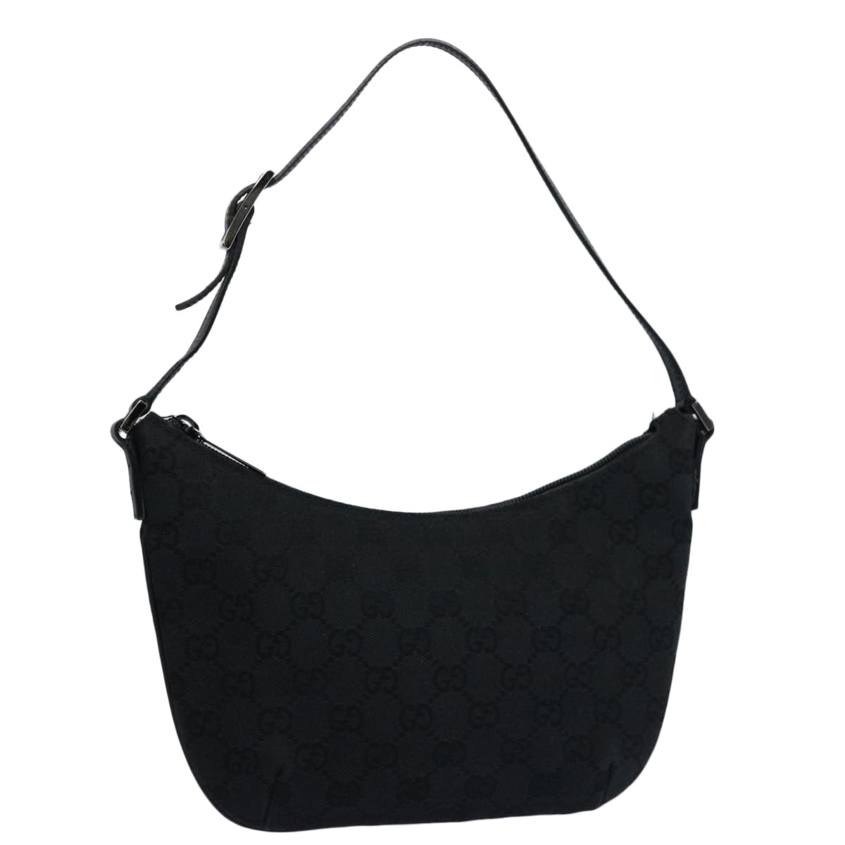 GUCCI GG Canvas Shoulder Bag Black  63865