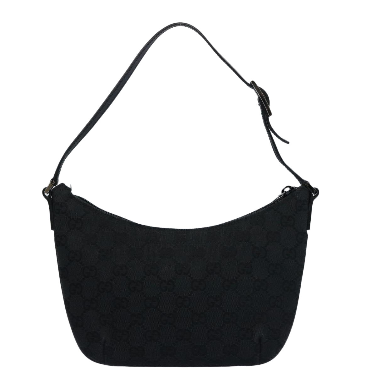 GUCCI GG Canvas Shoulder Bag Black  63865