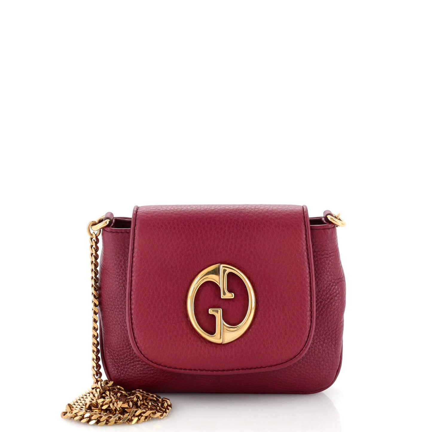 Luxury Gucci Trending 2025 1973 Chain Shoulder Bag Leather Small