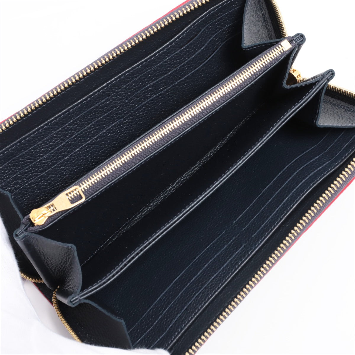 Louis Vuitton Implant  Wallet M62121 Marine Round Zip Wallet