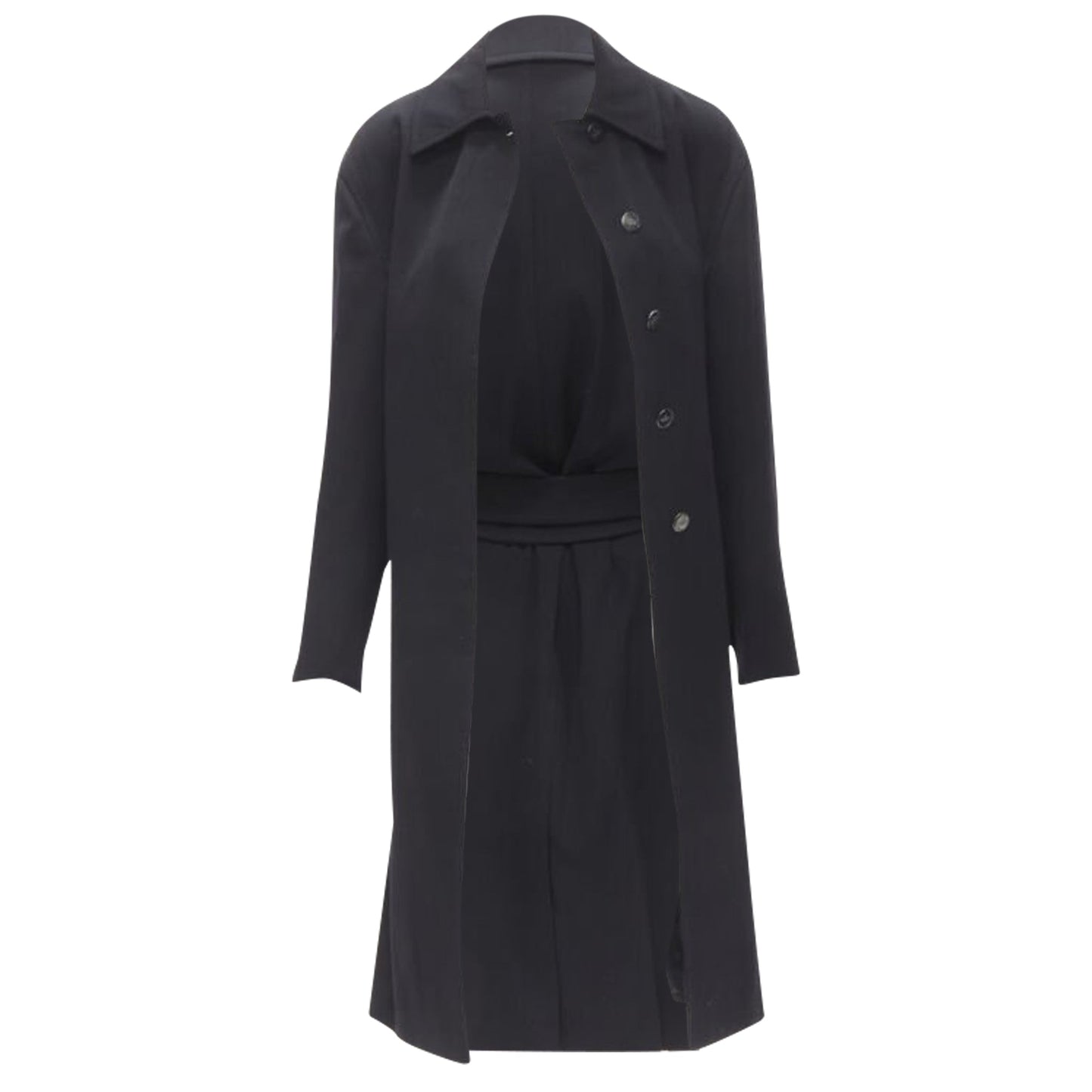 Gucci Tom Ford wool oversized belted coat