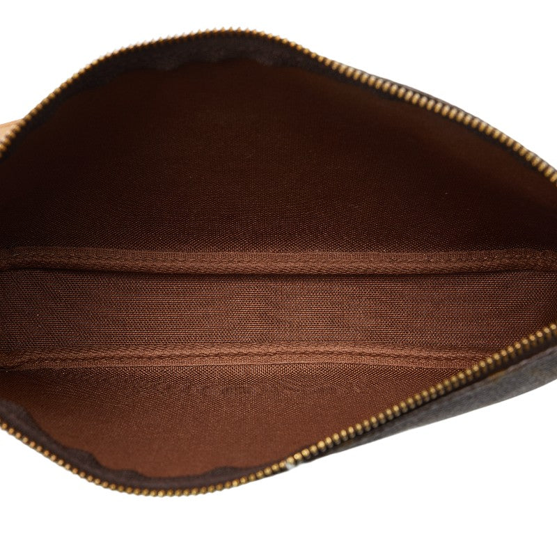 Louis Vuitton Monogram Pochette Accessories Handbag Accessories Pocket M51980 Brown PVC Leather  Louis Vuitton