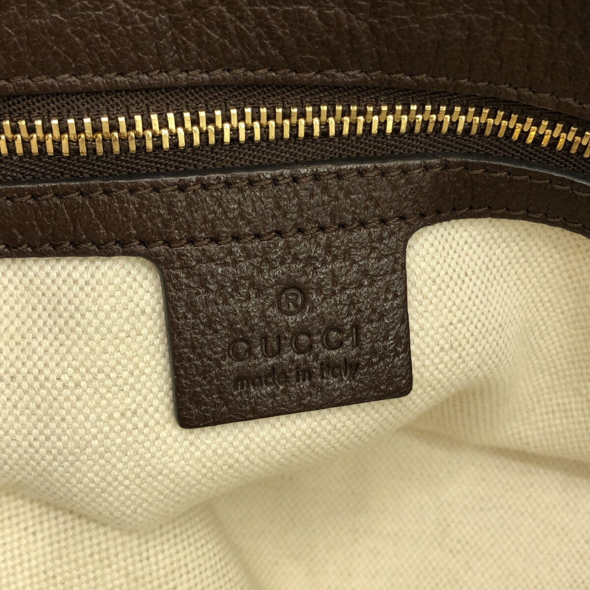 Gucci Horsebit  Canvas Shoulder Bag ()