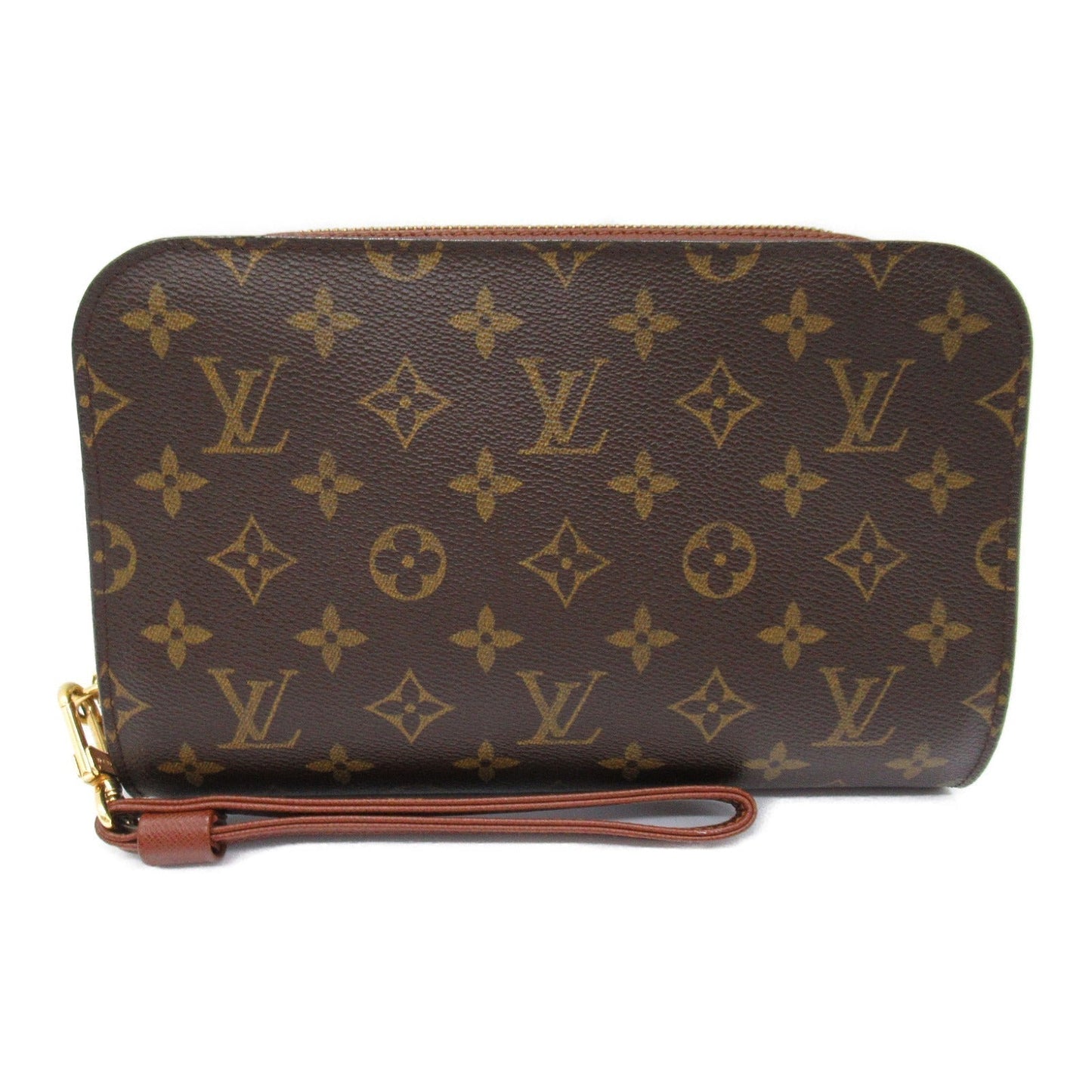 Louis Vuitton Ors Clutch Clutch Bag Second Cratch Bag PVC ted Canvas Monogram  Brown M51790