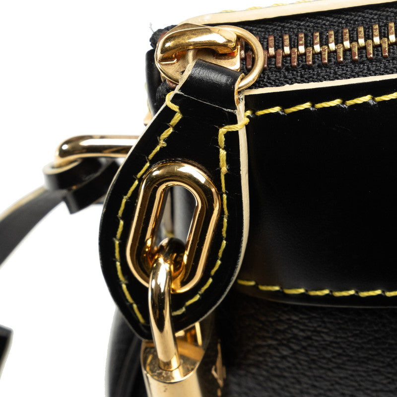 Louis Vuitton Suhari Locky Clutch Cratch Bag Second Bag M95628 Noneir Black Leather  Louis Vuitton