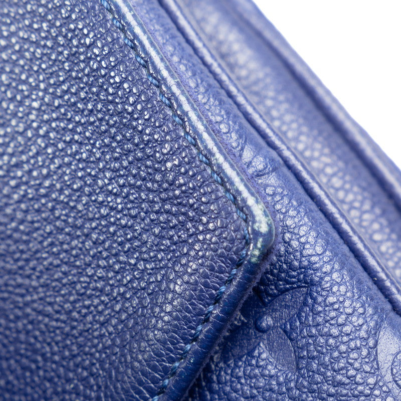 Louis Vuitton Monogram Amplant Twice Shoulder Bag M50262 Iris Navy Leather  Louis Vuitton