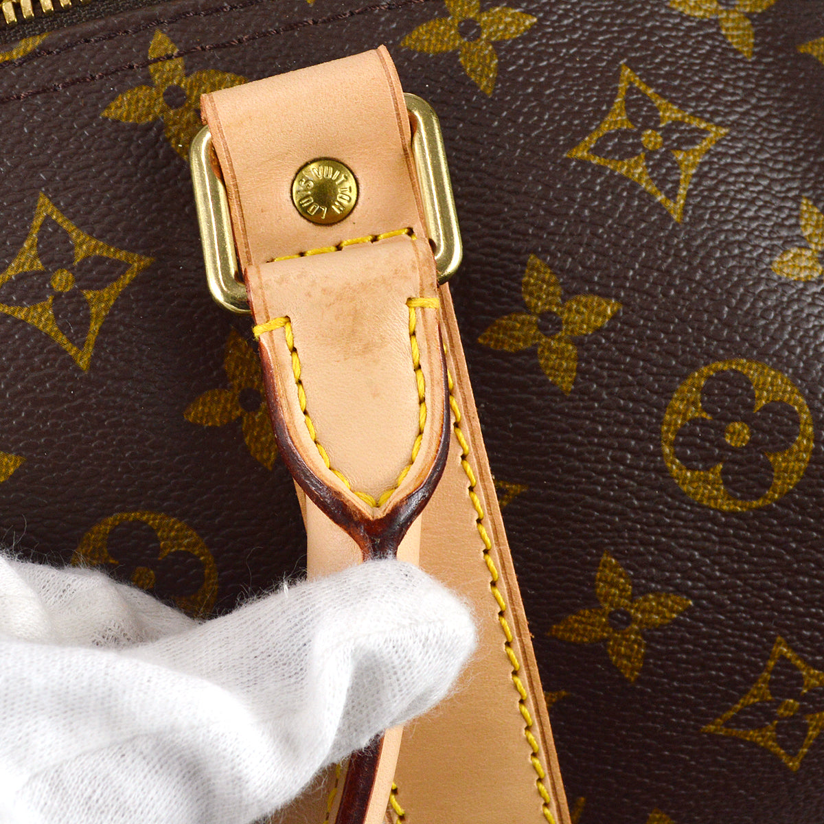 Louis Vuitton 1996 Monogram Keepall Bandouliere 60 Duffle Bag M41412