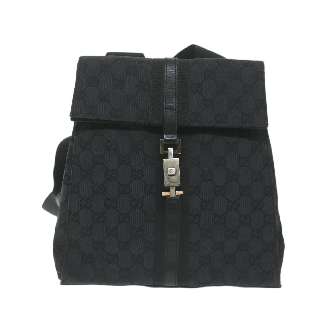GUCCI GG Canvas Jackie Backpack Black 003 0236  64107