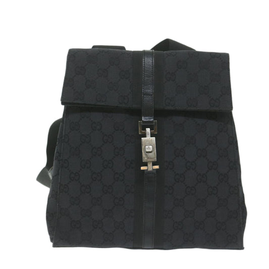 GUCCI GG Canvas Jackie Backpack Black 003 0236  64107