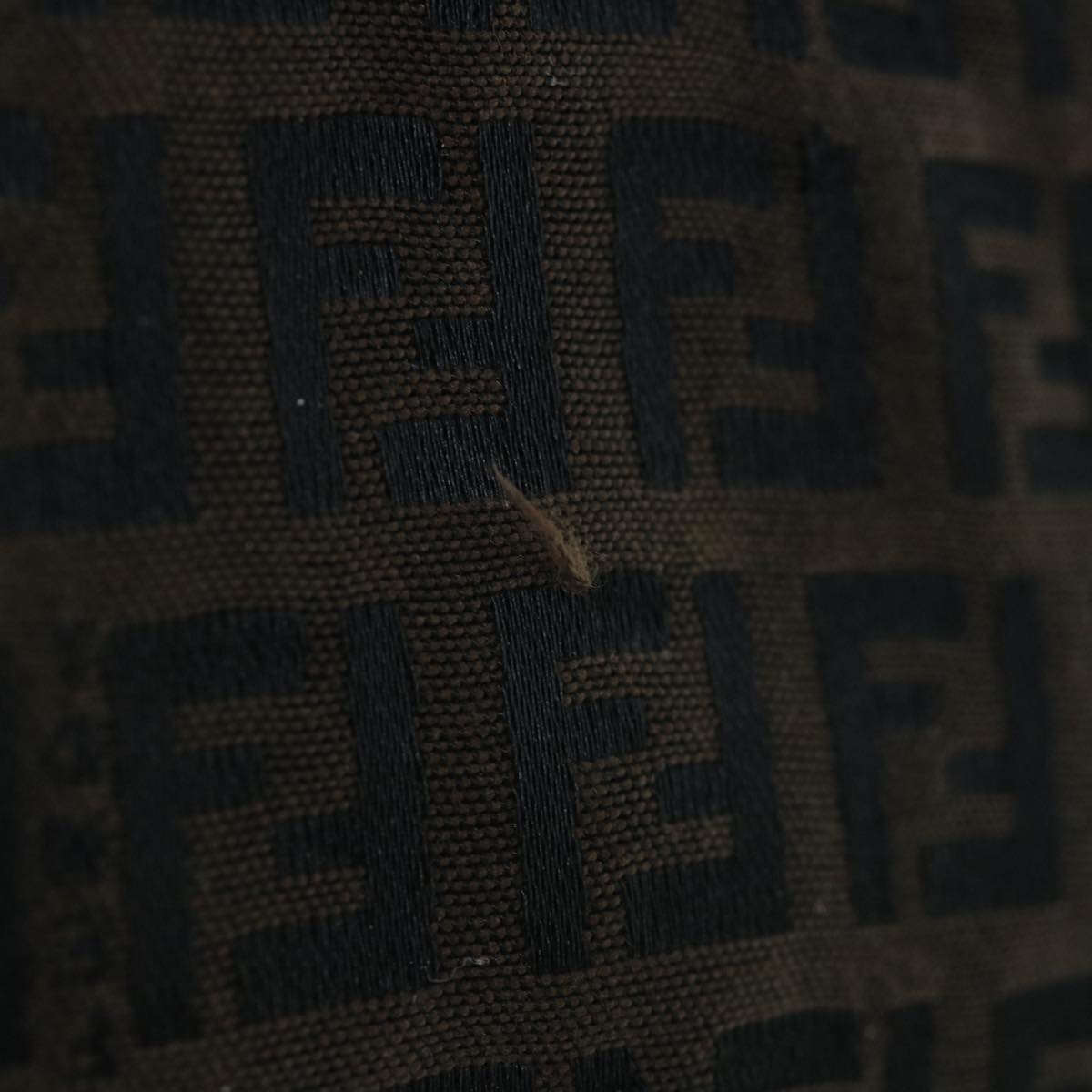 Luxury FendiZucchino Canvas Tote Bag Brown64110