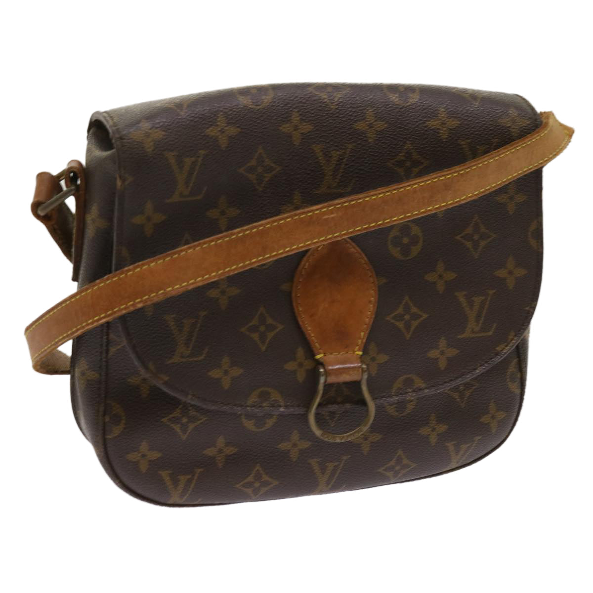 LOUIS VUITTON Monogram Saint Cloud GM Shoulder Bag M51242 LV 64226
