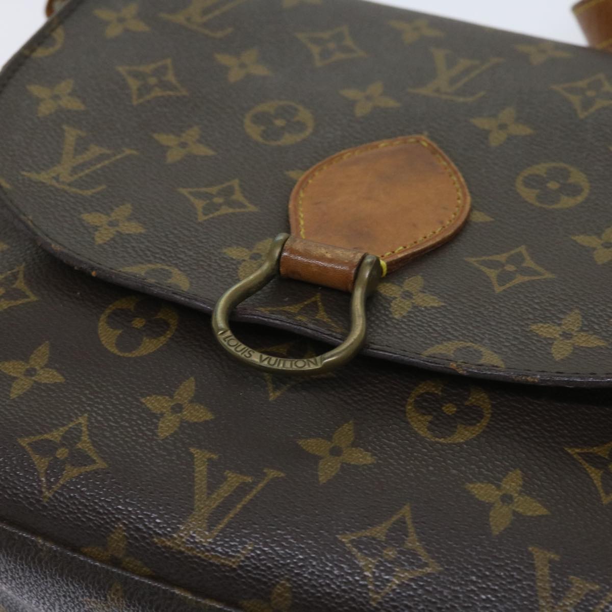 LOUIS VUITTON Monogram Saint Cloud GM Shoulder Bag M51242 LV 64226