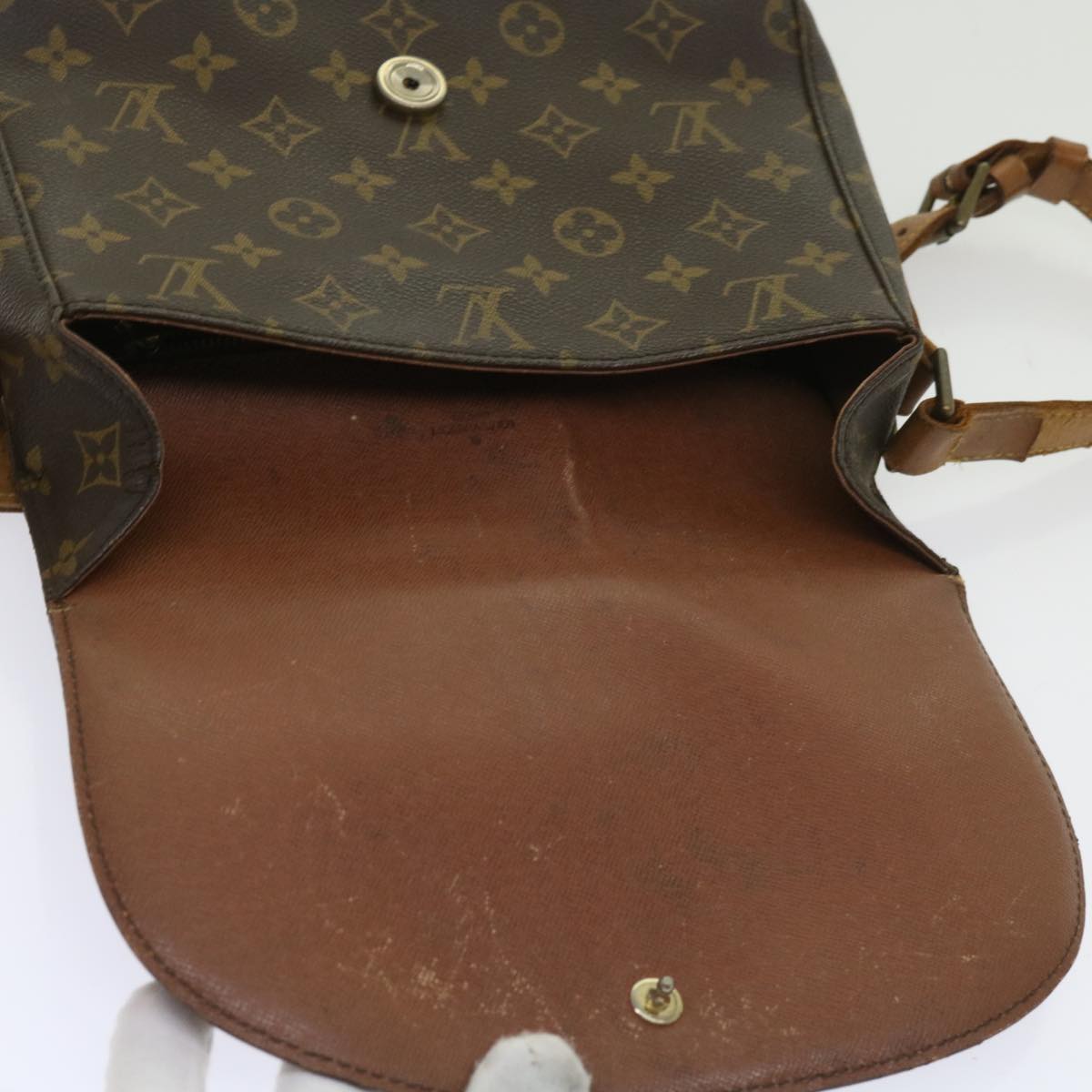 LOUIS VUITTON Monogram Saint Cloud GM Shoulder Bag M51242 LV 64226