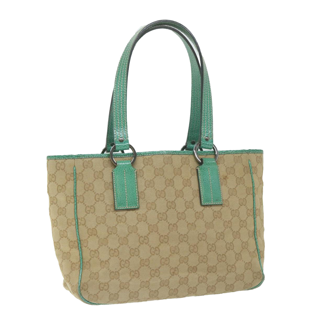 GUCCI GG Canvas Tote Bag Beige 113019  64277