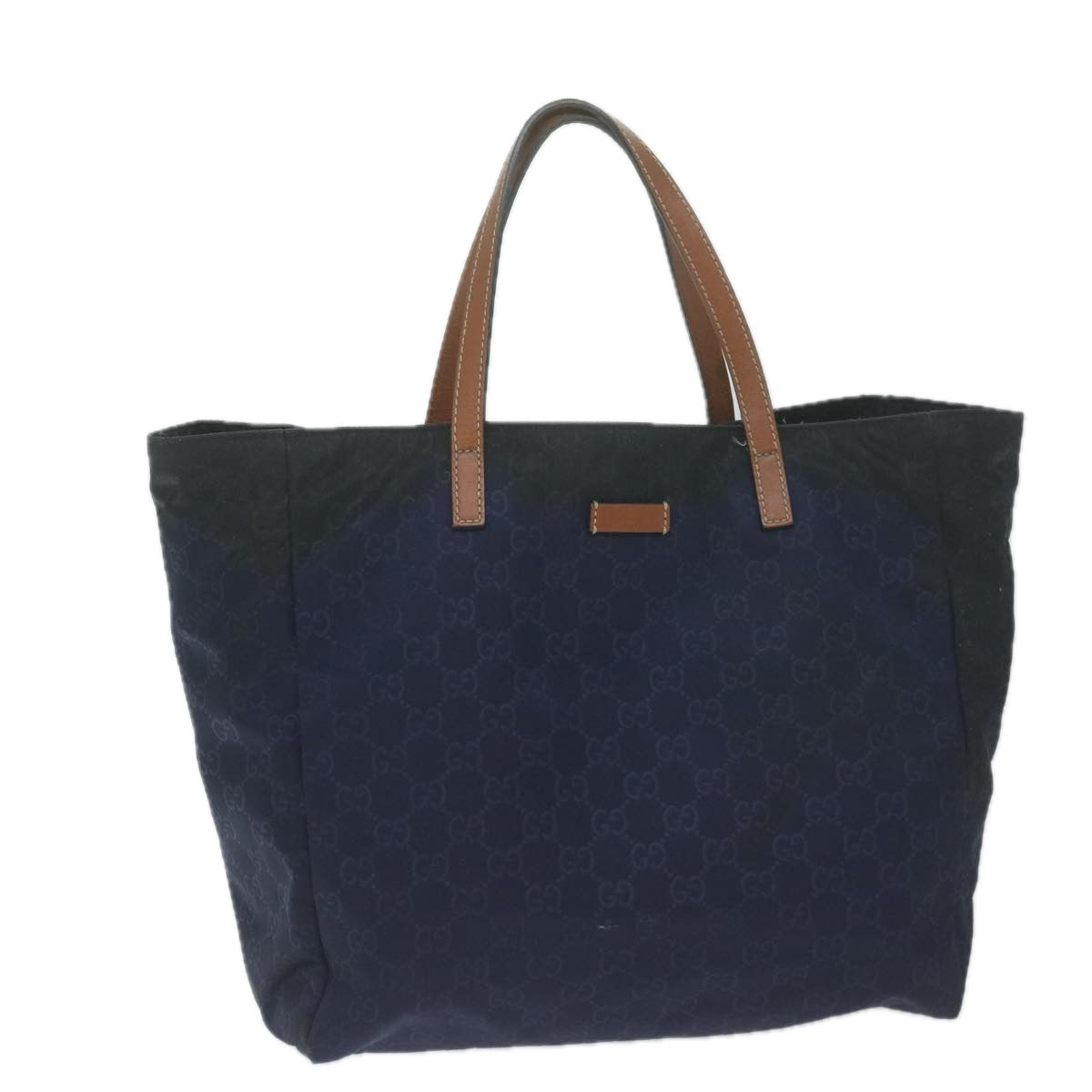 GUCCI GG Canvas Tote Bag Navy 282439  64282