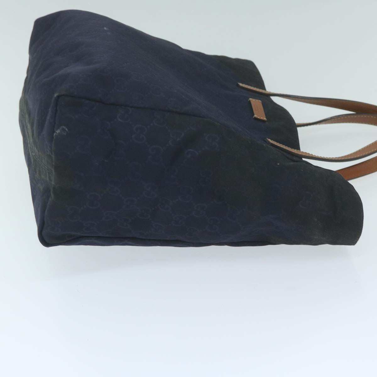 GUCCI GG Canvas Tote Bag Navy 282439  64282