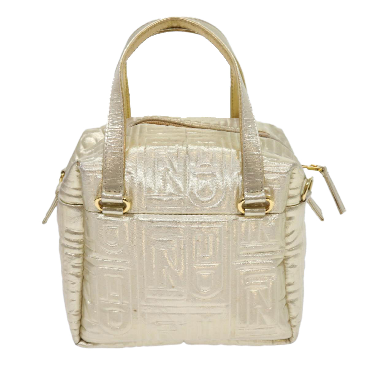 Luxury FendiHand Bag Nylon 2way Gold64326