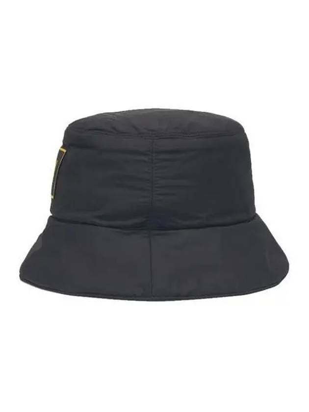 Luxury Fendi Roma Nylon Bucket Hat Black