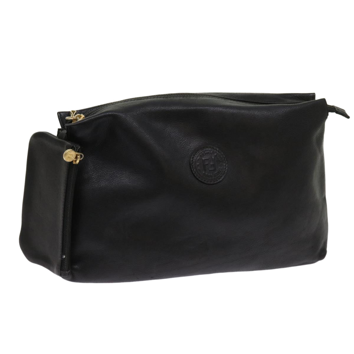 Luxury FendiPouch Leather Black64473