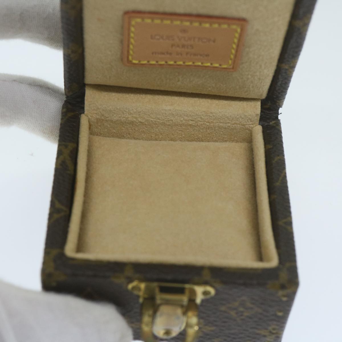 LOUIS VUITTON Monogram Eccrine Declaration Jewelry Box M21010 LV 64522A