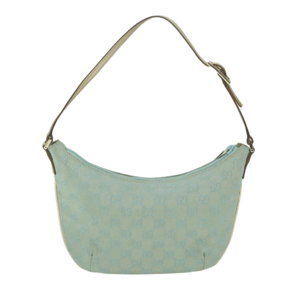 GUCCI GG Canvas Shoulder Bag Light Blue 005 0813  64527