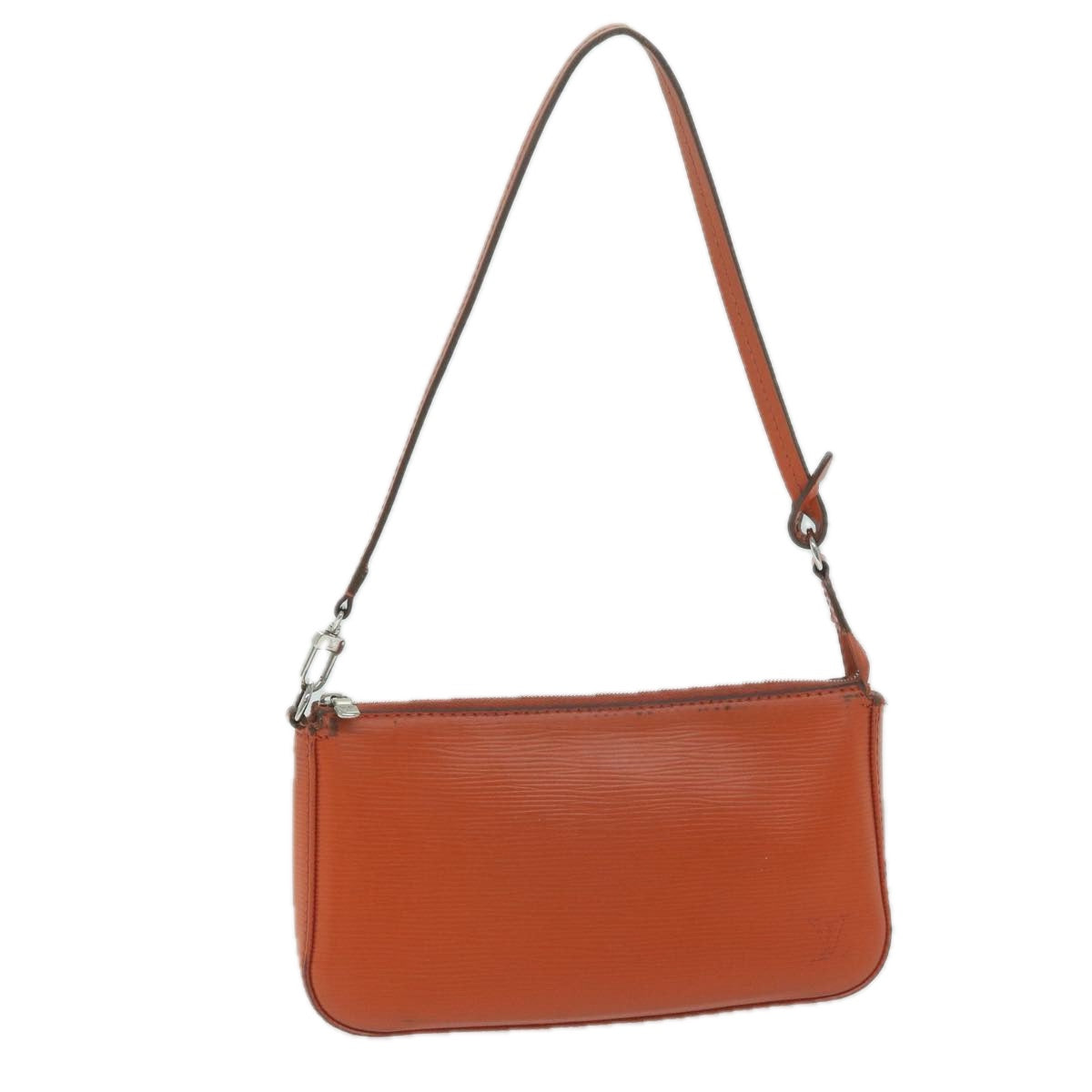 LOUIS VUITTON Epi Pochette Accessoires Pouch Orange Pimon M40778 LV 64680