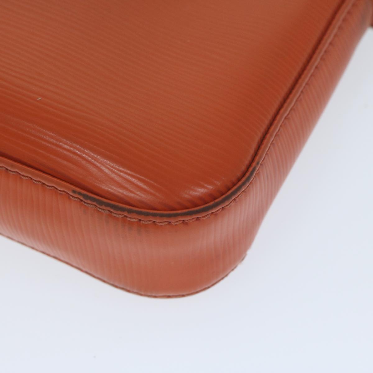 LOUIS VUITTON Epi Pochette Accessoires Pouch Orange Pimon M40778 LV 64680