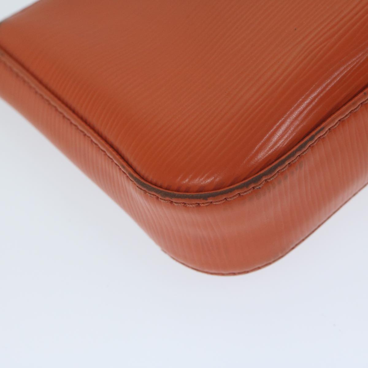 LOUIS VUITTON Epi Pochette Accessoires Pouch Orange Pimon M40778 LV 64680