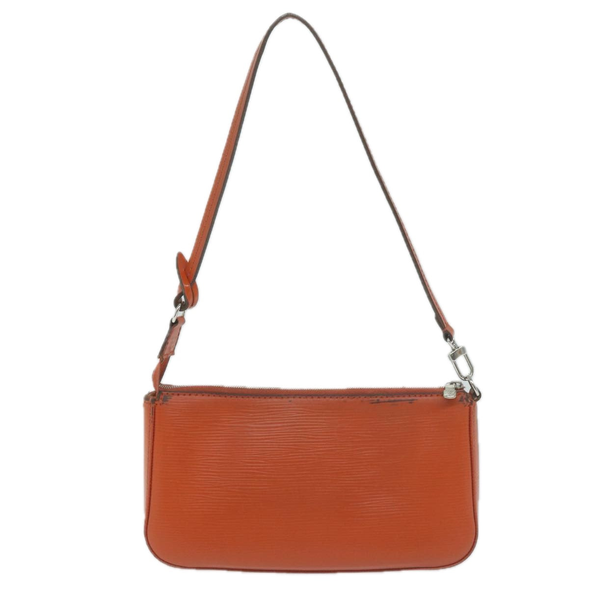 LOUIS VUITTON Epi Pochette Accessoires Pouch Orange Pimon M40778 LV 64680