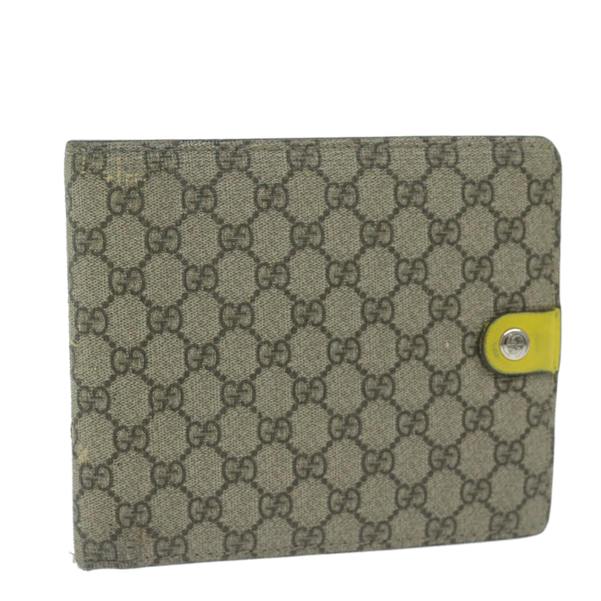 GUCCI GG Supreme Card Case Beige 365477  64694