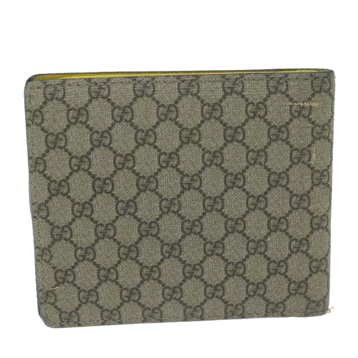GUCCI GG Supreme Card Case Beige 365477  64694