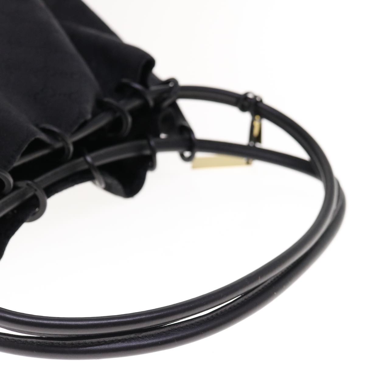 GUCCI GG Canvas Shoulder Bag Black 90640  64772