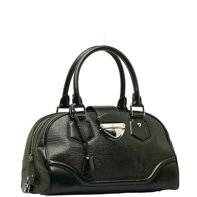Louis Vuitton Epi Bowling Montaigne GM Handbag M59312 Noneir Black Leather  Louis Vuitton