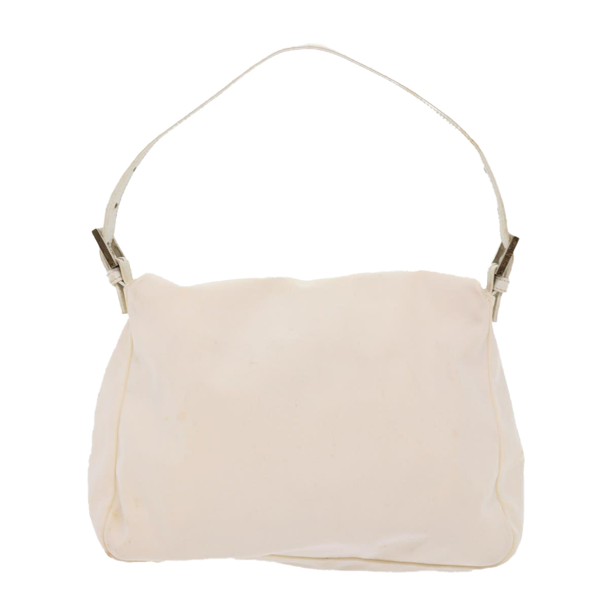 Luxury FendiMamma Baguette Shoulder Bag Nylon White64877