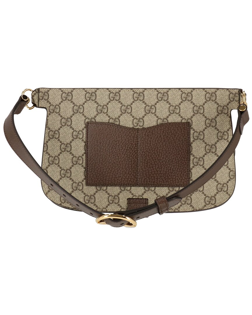 Gucci Blondie Leather & GG Supreme Canvas Belt Bag
