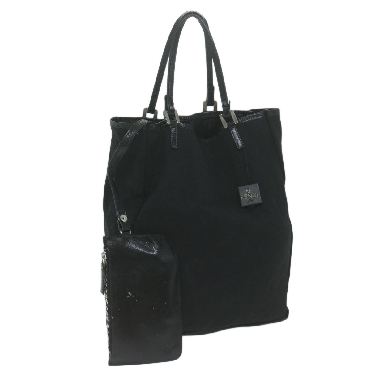 Luxury FendiHand Bag Nylon Black65087
