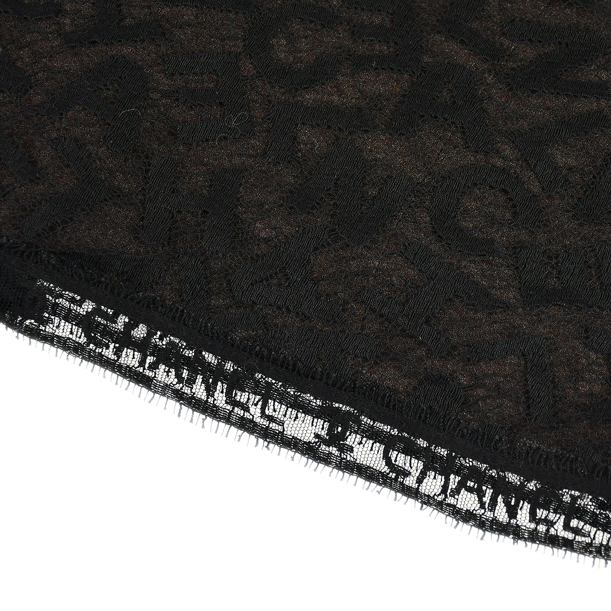Luxury Chanel Setup Tops Skirt Black Brown 98A #42
