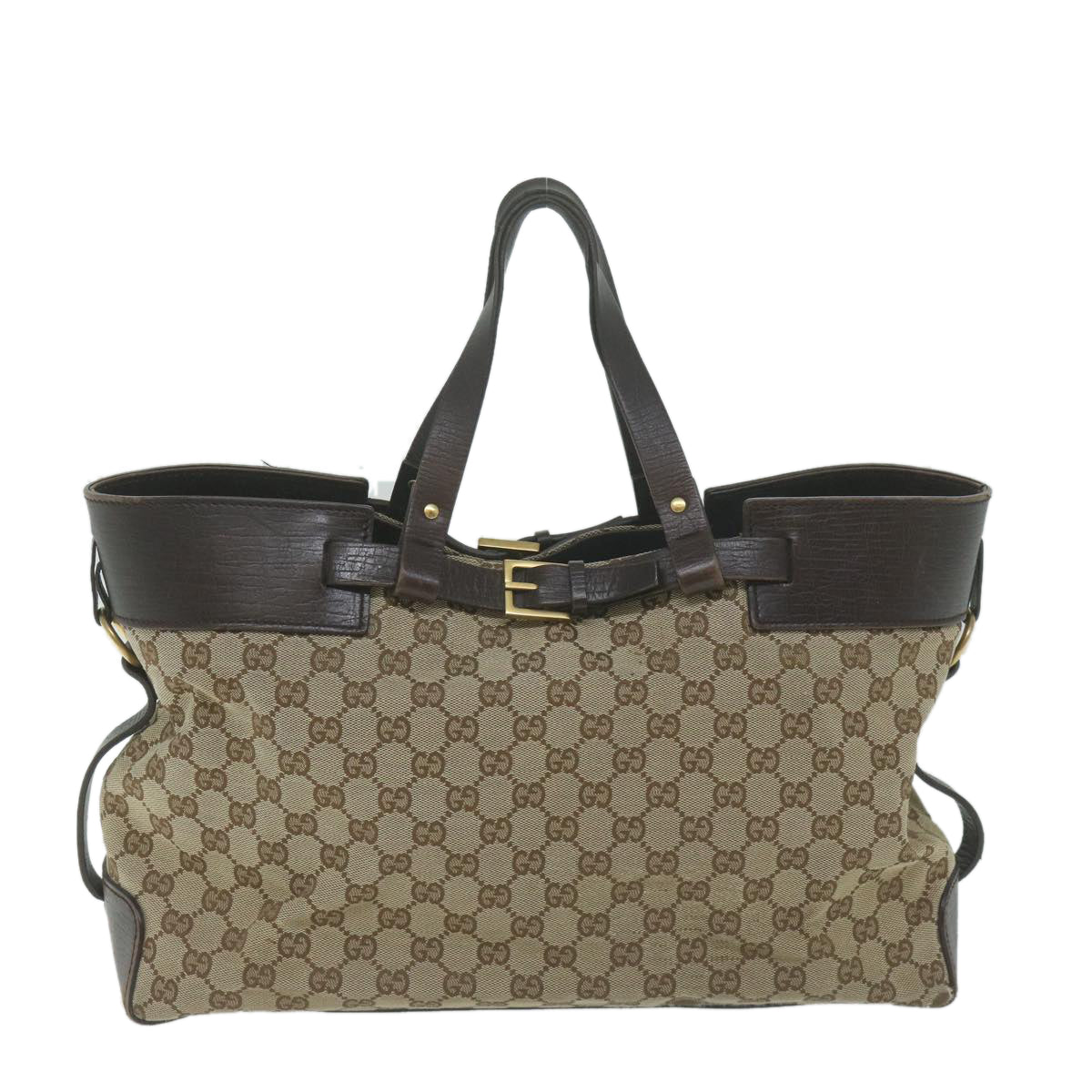 GUCCI GG Canvas Tote Bag Beige 106251  65101
