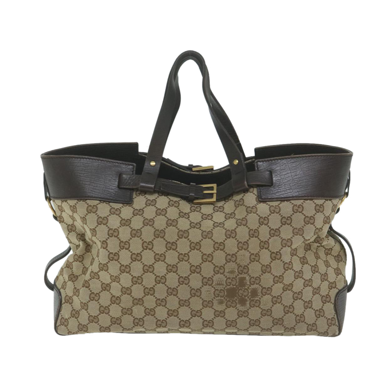 GUCCI GG Canvas Tote Bag Beige 106251  65101