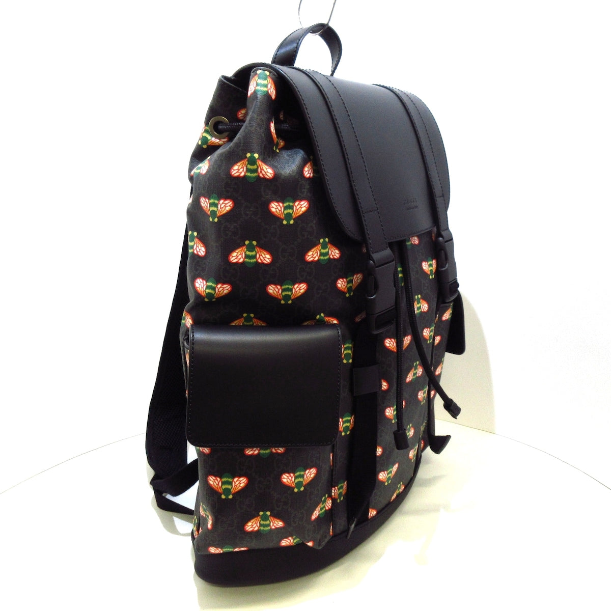 Luxury Gucci Trending 2025 Gg Supreme  Canvas Backpack Bag ()
