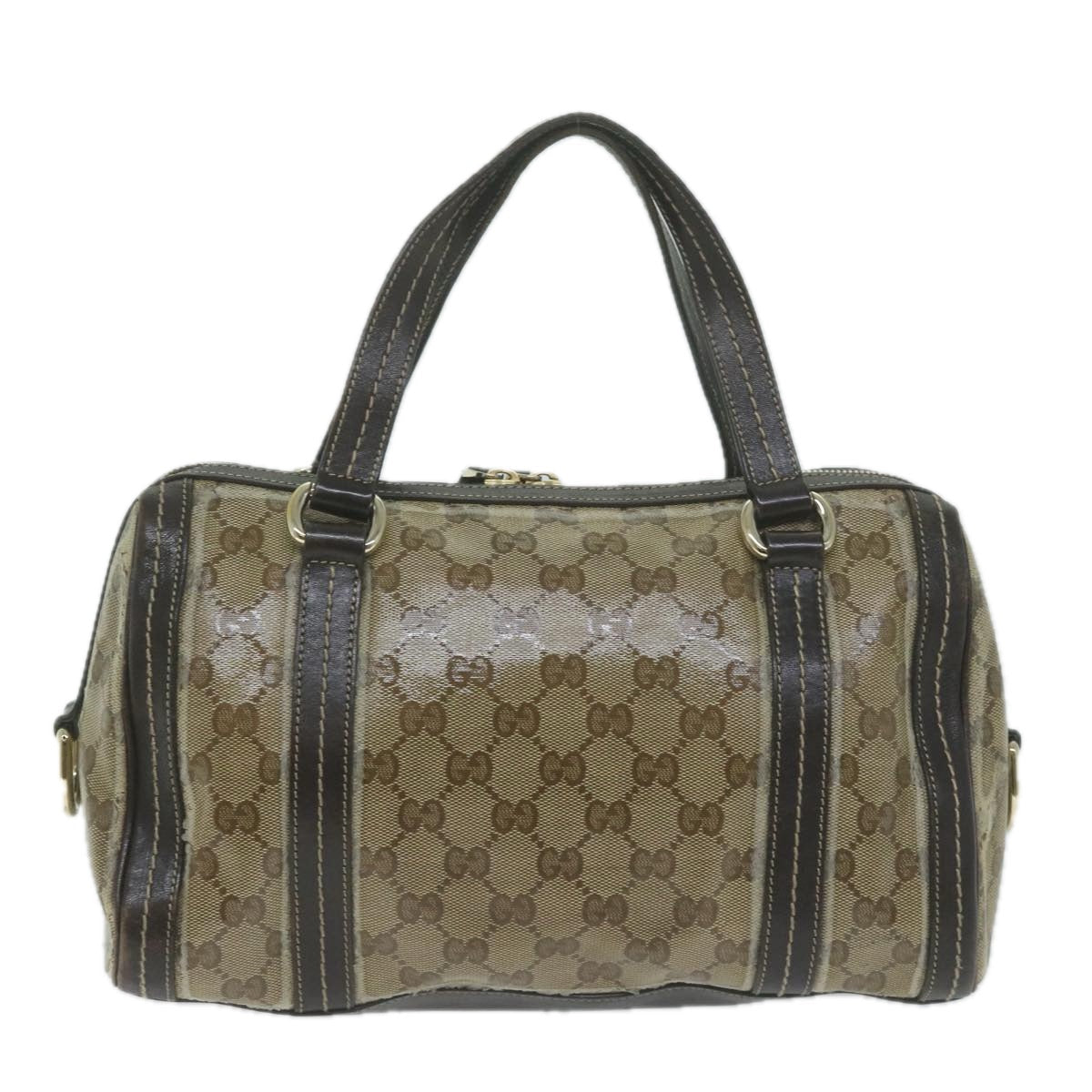 GUCCI GG Crystal Hand Bag Beige 181487  65143