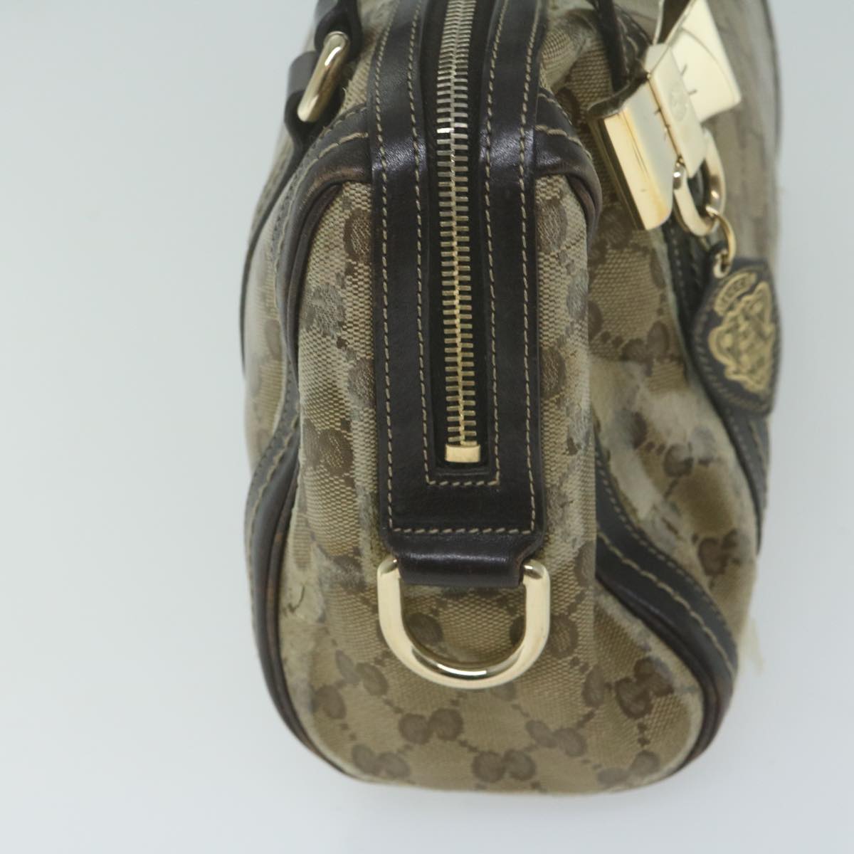 GUCCI GG Crystal Hand Bag Beige 181487  65143