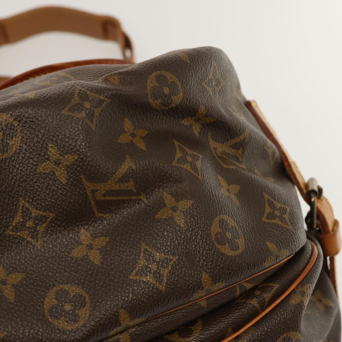 LOUIS VUITTON Monogram Saumur 35 Shoulder Bag M42254 LV 65145