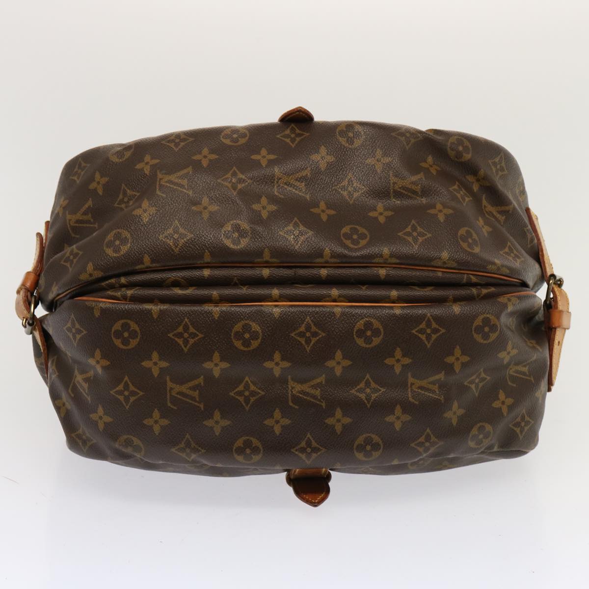 LOUIS VUITTON Monogram Saumur 35 Shoulder Bag M42254 LV 65145