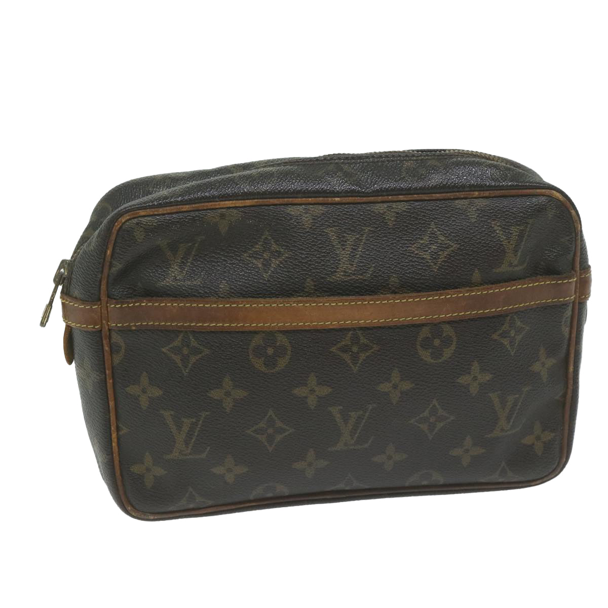 LOUIS VUITTON Monogram Compiegne 23 Clutch Bag M51847 LV 65189